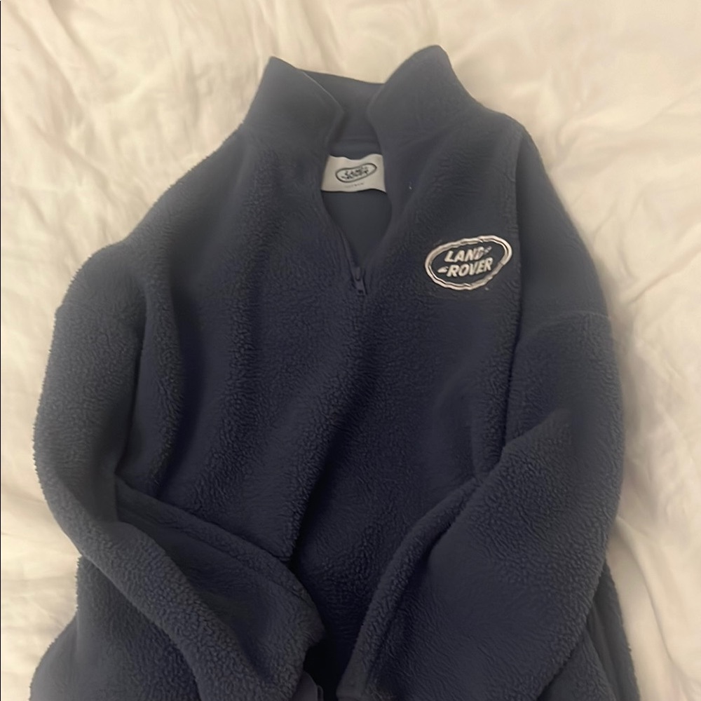 Land Rover Navy Fleece Pullover